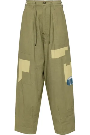 Story Panelled organic cotton trousers