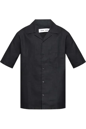 Samsøe Samsøe Short-sleeve linen-blend shirt