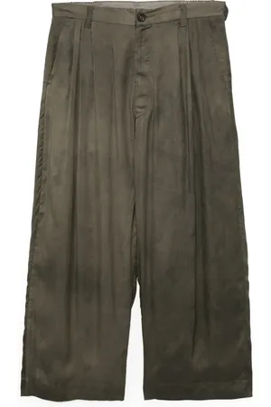 ZIGGY CHEN Pleated wide-leg trousers