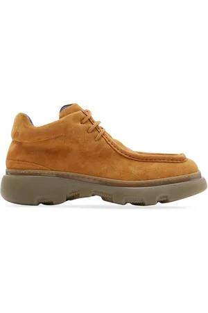 Burberry Creeper suede lace-up shoes