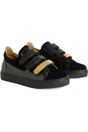 Giuseppe Zanotti Jody Jr velvet-detail low-top sneakers