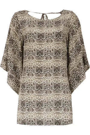 AMIR SLAMA Silk beach dress