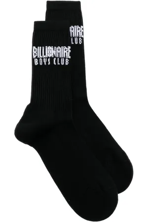 Billionaire Boys Club Logo-intarsia knitted socks