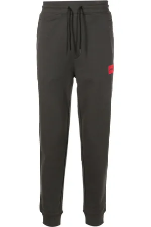 HUGO BOSS Logo-appliqu?? cotton track pants