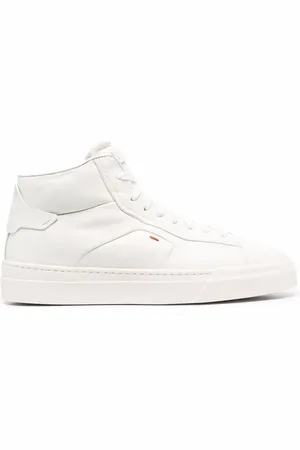 santoni Logo high-top sneakers