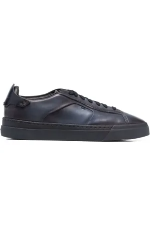 santoni Low-top leather sneakers
