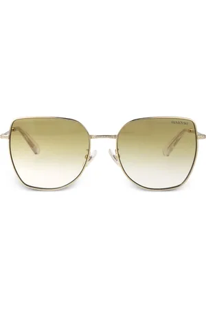 Swarovski Square-frame embellished sunglasses