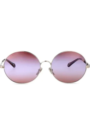 Chloé Round-frame gradient sunglasses