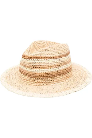 MANEBI Woven-wicker design sun hat