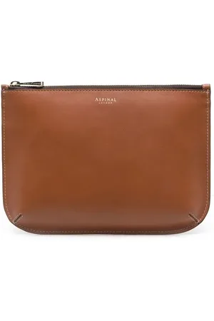 ASPINAL OF LONDON Ella leather clutch bag