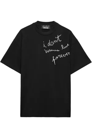 Msgm Slogan-print T-shirt