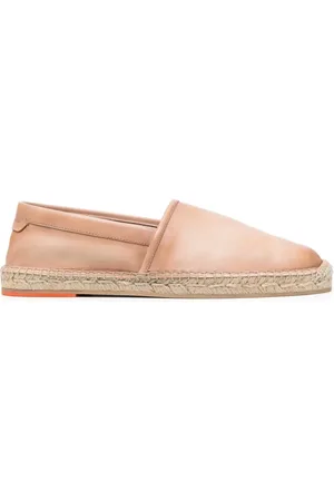 santoni Gradient-effect leather espadrilles