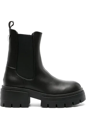 Guess Charlotte logo-plaque boots