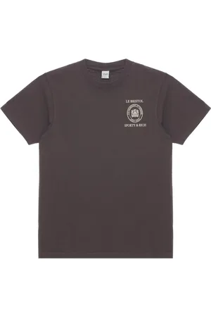 Sporty & Rich Crest Seal 100th T-shirt