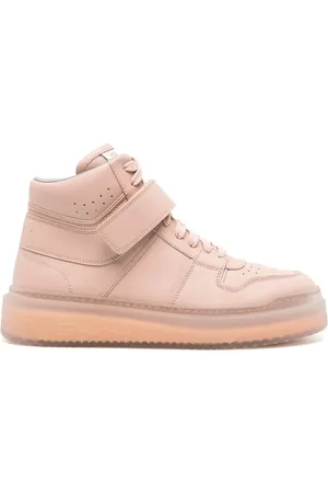 santoni Sneak-Air leather high-top sneakers