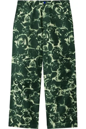 Burberry Rose-print trousers