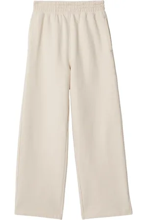 Burberry Logo-embroidered cotton track pants