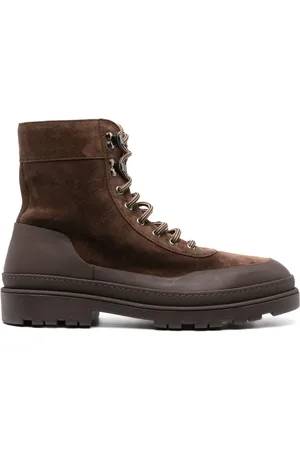 Brunello Cucinelli Lace-up suede ankle boots