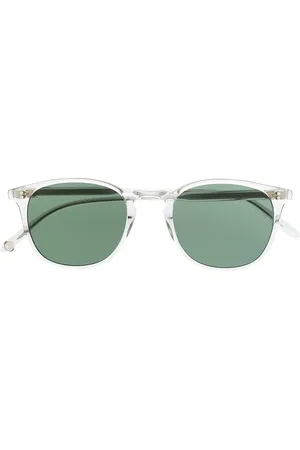 GARRETT LEIGHT Kinney round-frame glasses