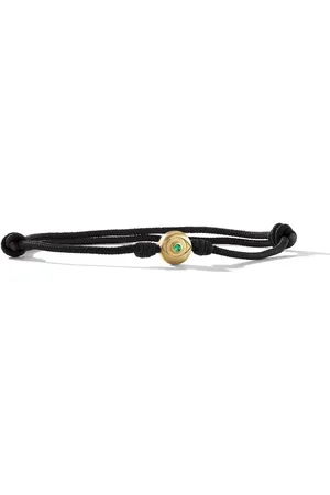 David Yurman 18kt yellow Evil Eye cord bracelet (9mm)
