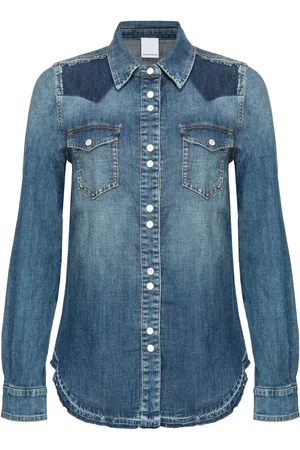 Pinko Panelled denim shirt