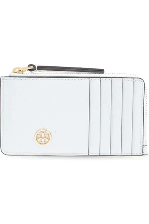 Tory Burch Robinson Crosshatched cardholder