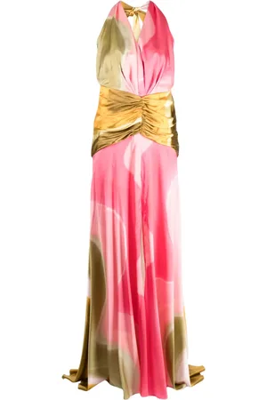 Silvia Tcherassi Dafne halterneck maxi dress
