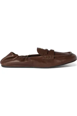 Miu Miu Embossed-logo loafers