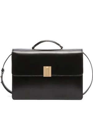 Bally Ollam patent-leather crossbody bag