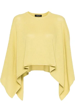 Fabiana Filippi Sequin-embellished knitted poncho