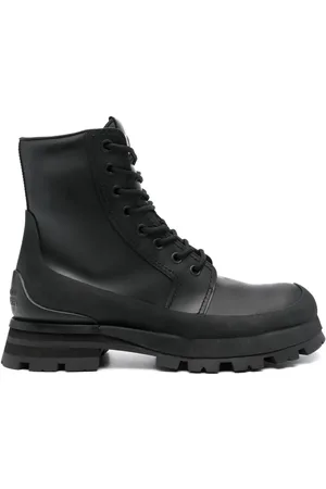 Alexander McQueen Lace-up leather boots