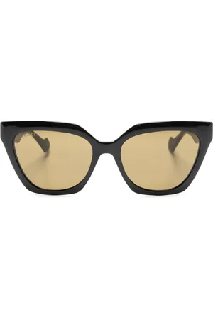 Gucci Cat-eye clip-on sunglasses