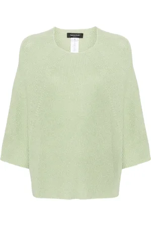 Fabiana Filippi Metallic half-length sleeves jumper