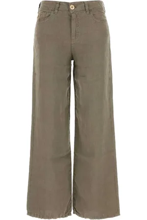 Lois Linen wide-leg trousers