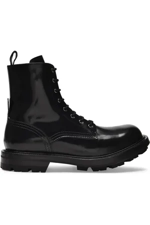 Alexander McQueen High-shine ankle boots