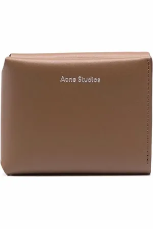 Acne Studios Grained-effect trifold wallet
