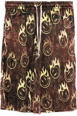 Stain Shade Patterned shorts