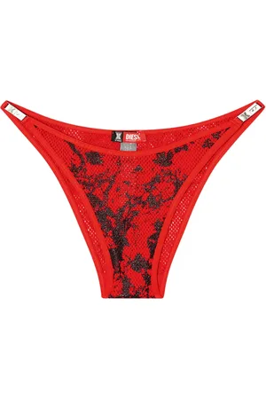 Diesel X Savage Fishnet-String briefs