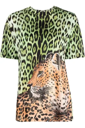 Roberto Cavalli Leopard-print T-shirt