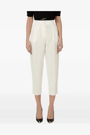 Elisabetta Franchi Logo-plaque trousers