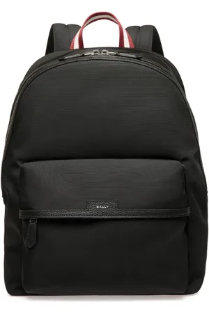 Bally Code leather backpack