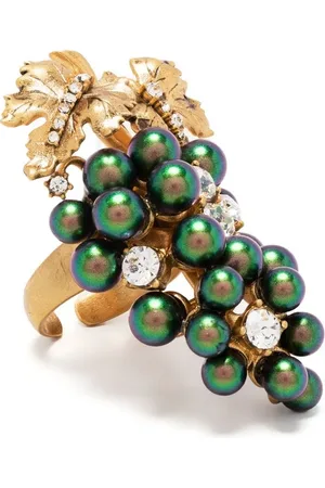 Roberto Cavalli Grape crystal-embellished ring