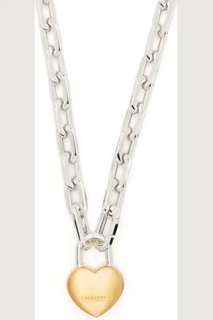 AMBUSH Small Heart Padlock charm necklace