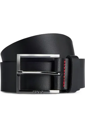 HUGO BOSS Logo-engraved leather belt