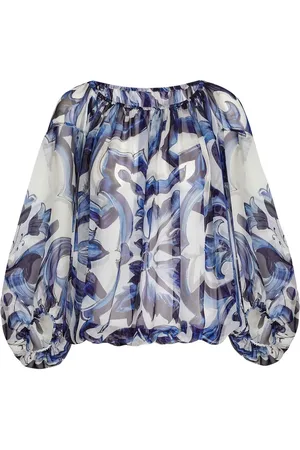 Dolce & Gabbana Zebra-print chiffon blouse