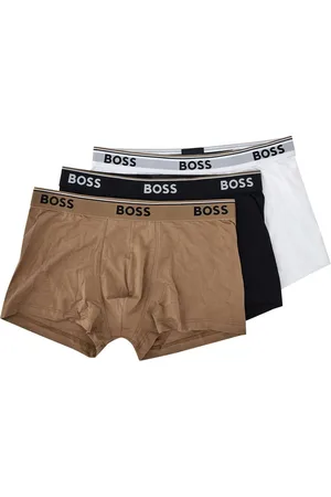 HUGO BOSS Logo-waistband briefs (pack of three)