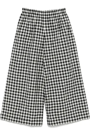 DANIELA GREGIS Gingham-check trousers