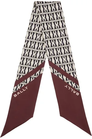 Bally Pennant-print silk scarf