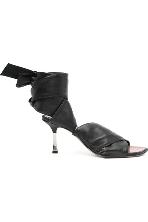 PARIS TEXAS 70mm leather sandals