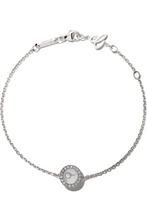 Chopard 18kt white gold Happy Diamonds Icons bracelet